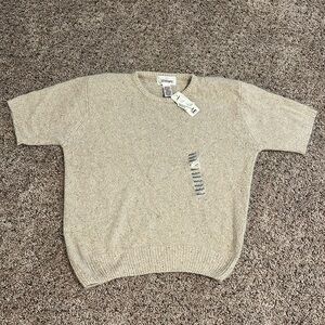 Worthington Women’s Silk Blend Medium Short Sleeve Sweater